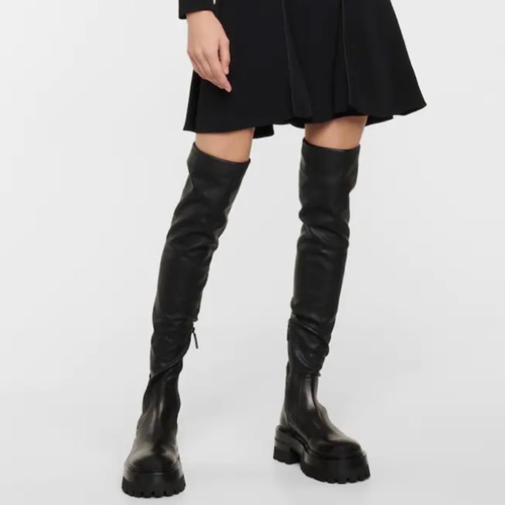 Versace leather boots